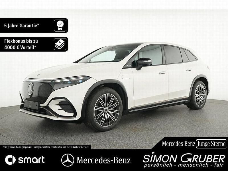 Manufaktur diamantweiß bright (metallic) Gebraucht 2023 Mercedes EQS580 AMG SUV | 86.850 € - Bild 1/4