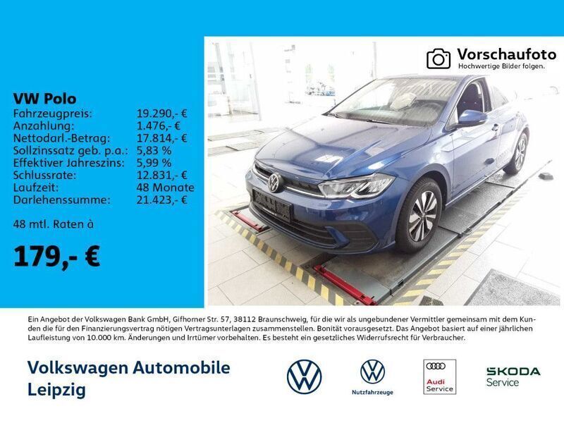 Blau Gebraucht 2024 VW Polo Move Limousine | 19.290 € (Guter Preis) - Bild 1/3