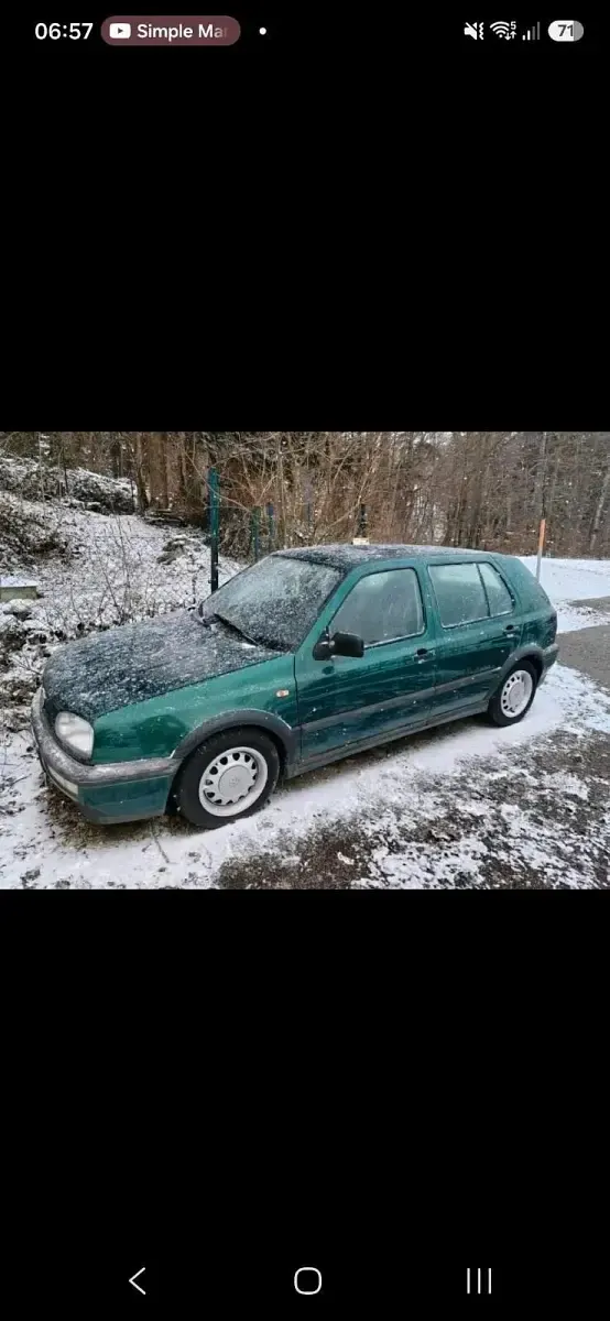 Gebraucht VW Golf III 90 PS (66 kW) 1997 Grün Kleinwagen