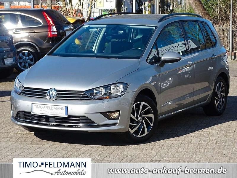 Tungsten silver metallic Gebraucht 2017 VW Golf Sportsvan Sound Van / Kleinbus | 11.950 € (Fairer Preis) - Bild 1/4