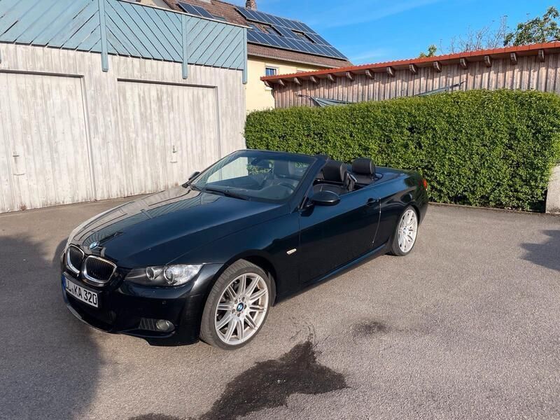 Schwarz Gebraucht 2008 BMW 320 Cabriolet M Sport Cabrio | 9.900 € (Guter Preis) - Bild 1/4
