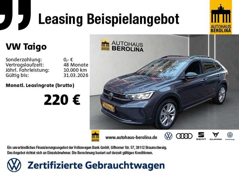 Gebraucht VW Taigo Goal 116 PS (85 kW) 2025 Grau SUV
