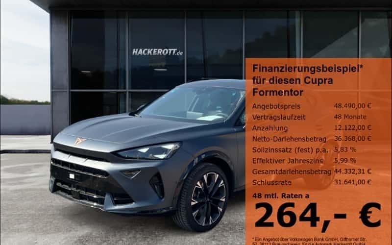 Grau Neu 2025 Cupra Formentor VZ SUV | 44.960 € (Fairer Preis) - Bild 1/4