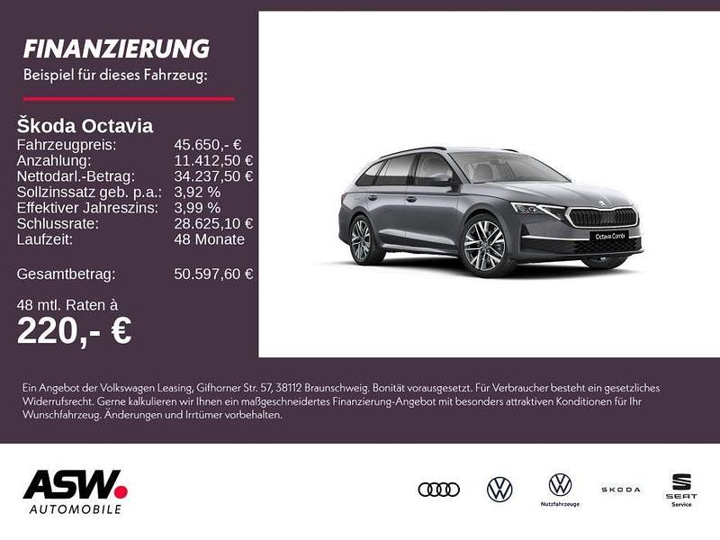 Graphitegrau metallic Neu 2025 Skoda Octavia Kombi | 45.650 € - Bild 1/4