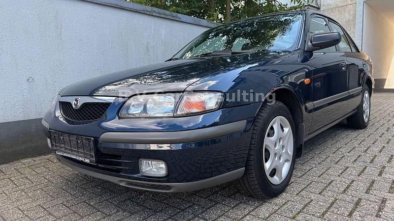 Blau Gebraucht 1998 Mazda 626 Limousine | 3.498 € - Bild 1/4