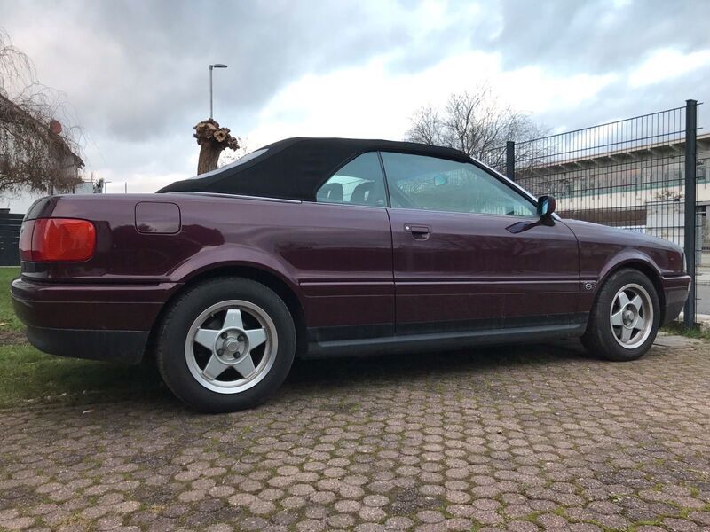 Verkauft Audi Cabriolet 2.3E Nardi-Len., gebraucht 1993, 141.874 km in  Seligenstadt