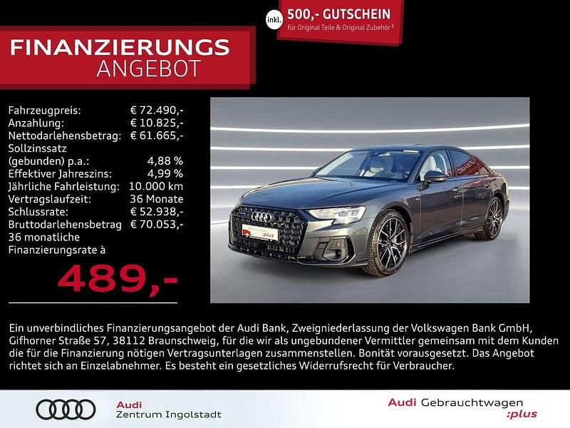 Daytonagrau perleffekt Gebraucht 2023 Audi A8 S-Line Limousine | 72.490 € (Guter Preis) - Bild 1/2