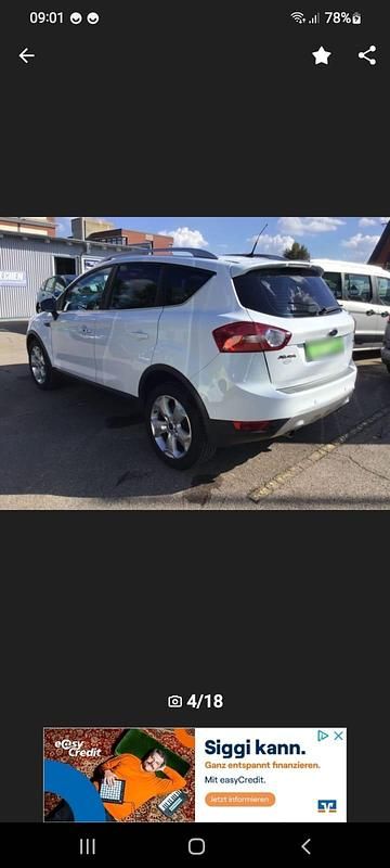 Gebraucht Ford Kuga 136 PS (100 kW) 2008 Weiß SUV