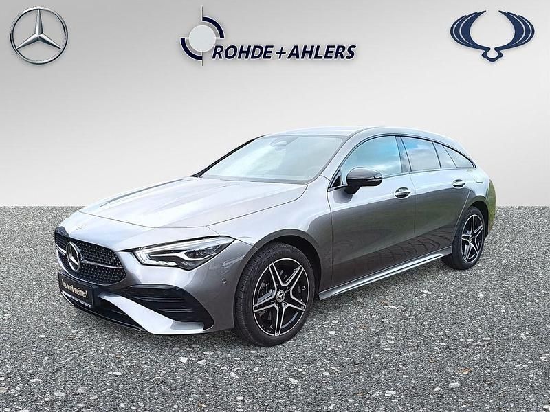 Grau Gebraucht 2023 Mercedes CLA250e Shooting Brake AMG line Kombi | 31.990 € (Superpreis) - Bild 1/4