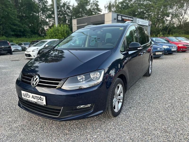 Gebraucht VW Sharan Match 150 PS (110 kW) 2012 Blau Van / Kleinbus