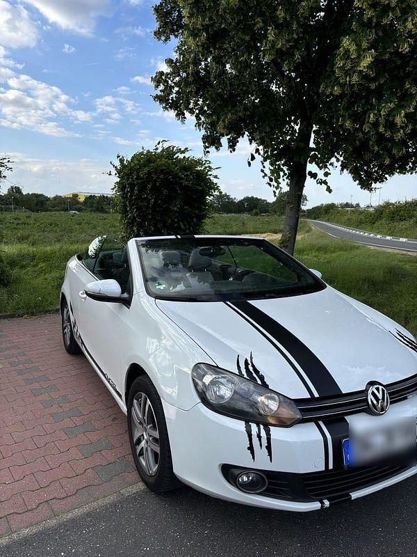 Weiß Gebraucht 2013 VW Golf Cabriolet Cabrio | 2.900 € (Guter Preis) - Bild 1/4