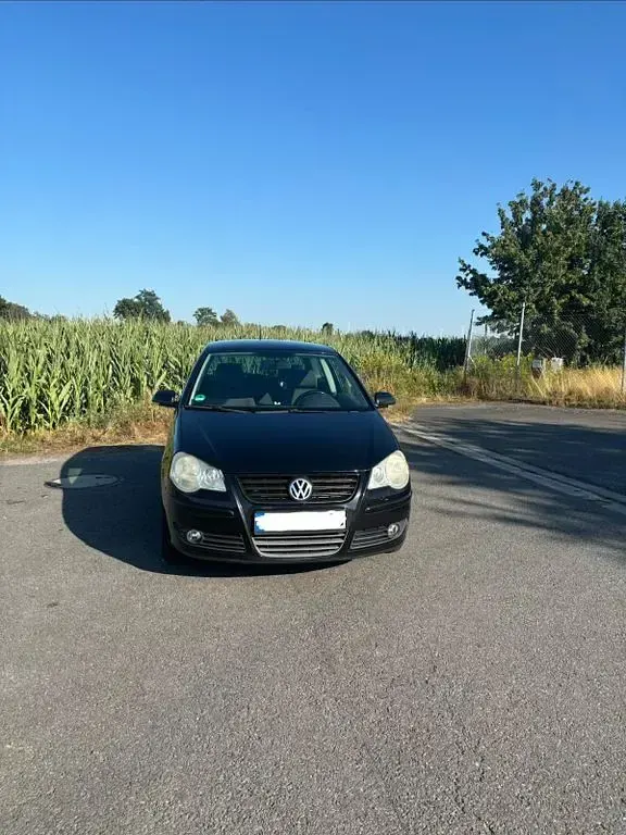 Gebraucht VW Polo Trendline 69 PS (50 kW) 2009 Schwarz Kleinwagen
