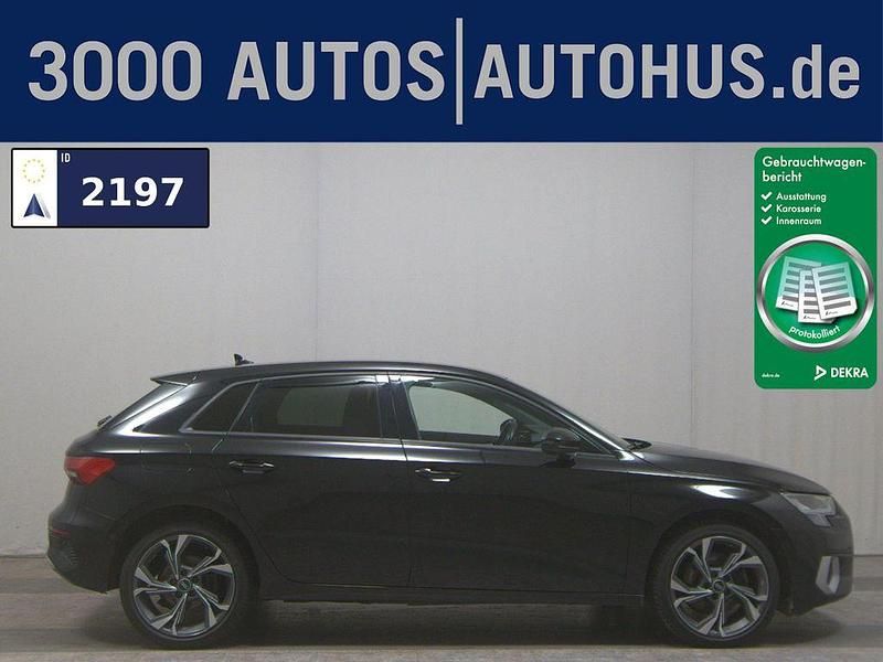 Schwarz Gebraucht 2021 Audi A3 Advanced Limousine | 17.780 € (Superpreis) - Bild 1/4