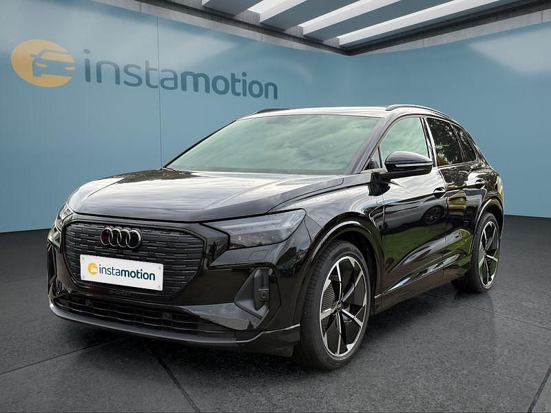 Schwarz Gebraucht 2025 Audi Q4 e-tron S-Line SUV | 51.149 € - Bild 1/4