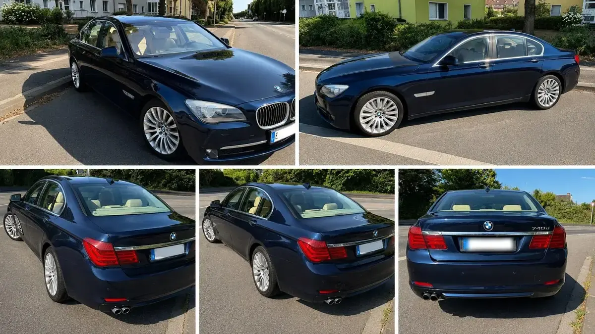 Gebraucht BMW 730 245 PS (180 kW) 2010 Blau Limousine