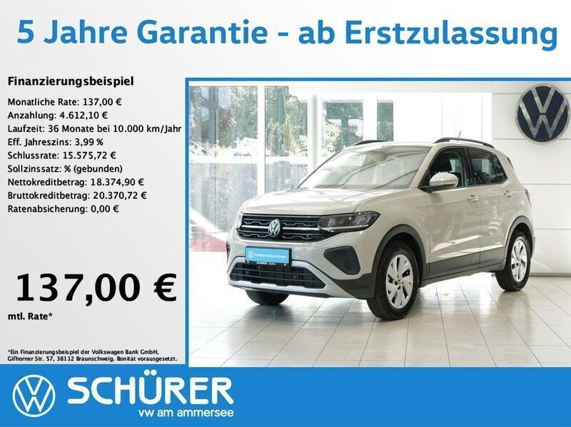 Grau Gebraucht 2024 VW T-Cross Life SUV | 22.987 € (Fairer Preis) - Bild 1/2