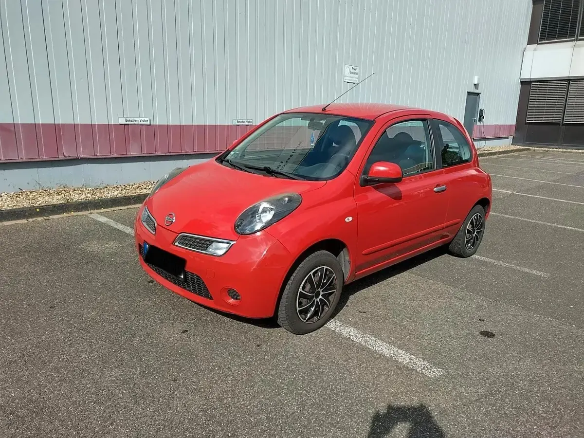 Gebraucht Nissan Micra 80 PS (58 kW) 2009 Rot Kleinwagen