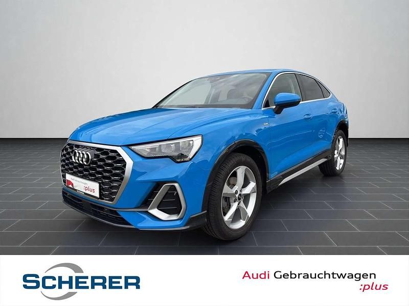 Turboblau Gebraucht 2021 Audi Q3 S-Line SUV | 29.890 € (Guter Preis) - Bild 1/4