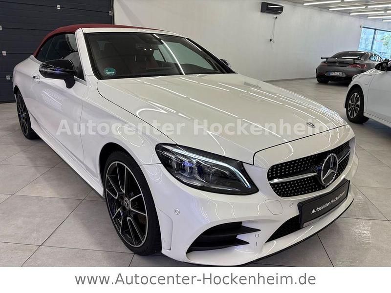 Diamantweiss metalliclack Gebraucht 2023 Mercedes C220 AMG Cabrio | 35.999 € (Guter Preis) - Bild 1/4
