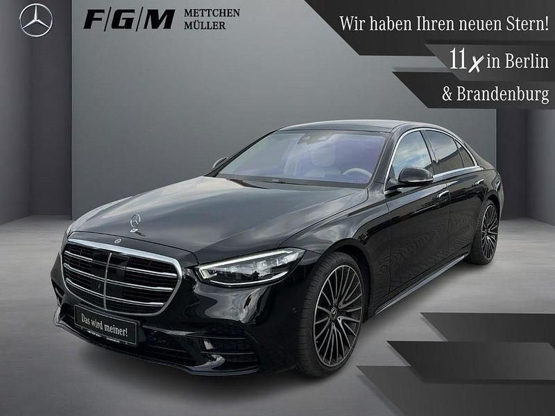Obsidianschwarz metalliclack Gebraucht 2022 Mercedes S500 AMG Limousine | 92.470 € (Etwas zu teuer) - Bild 1/4