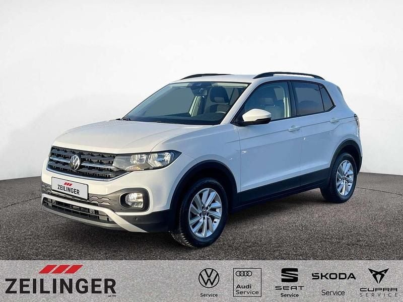 Pure white Gebraucht 2021 VW T-Cross Life SUV | 16.444 € (Fairer Preis) - Bild 1/4