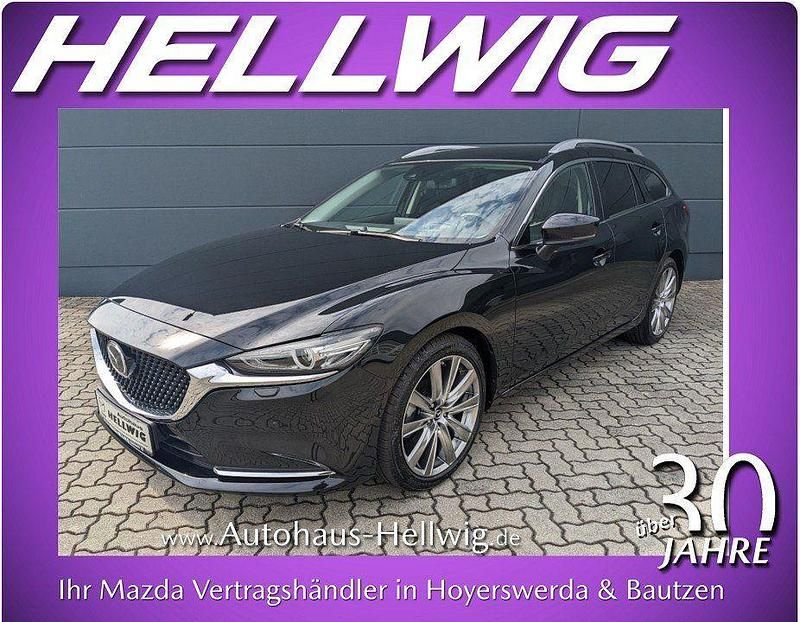 Jet black metallic Gebraucht 2023 Mazda 6 Exclusive Kombi | 26.980 € (Guter Preis) - Bild 1/4