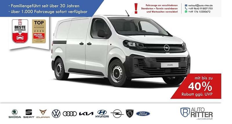 Kaolinweiß Neu 2025 Opel Vivaro Van | 29.290 € (Fairer Preis) - Bild 1/3