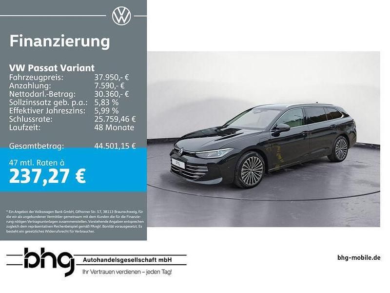 Gebraucht VW Passat Elegance 204 PS (150 kW) 2025 Grenadillschwarz metallic Kombi