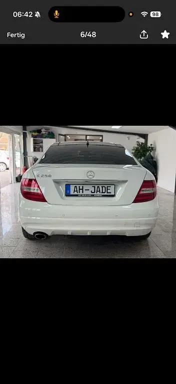 Gebraucht Mercedes 250 204 PS (150 kW) 2011 Weiß Coupé