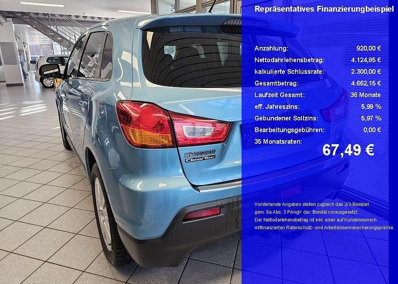 Gebraucht Mitsubishi ASX Intense 150 PS (110 kW) 2010 Blaumet. (metallic) SUV