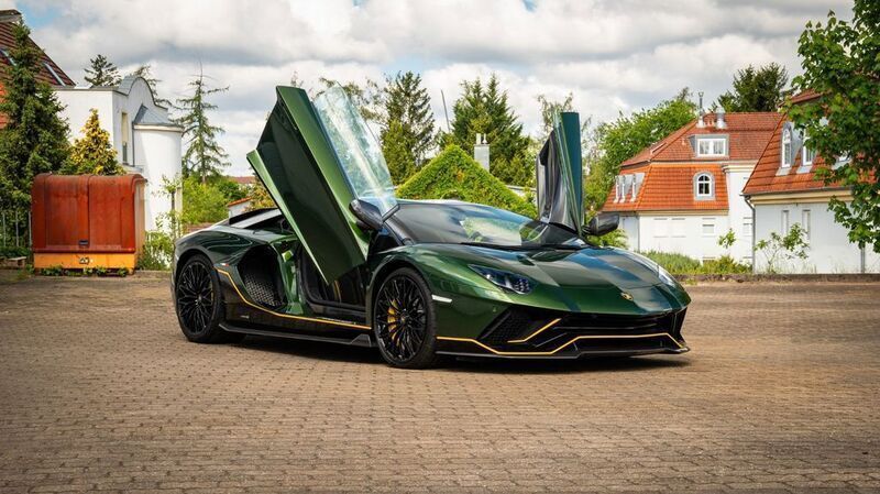 Verde emes Gebraucht 2022 Lamborghini Aventador Cabrio | 689.000 € (Superpreis) - Bild 1/4