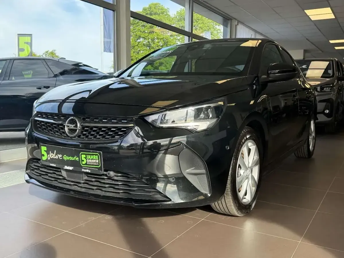 Gebraucht Opel Corsa Elegance 101 PS (74 kW) 2023 Diamant schwarz/karbon schwarz Kleinwagen