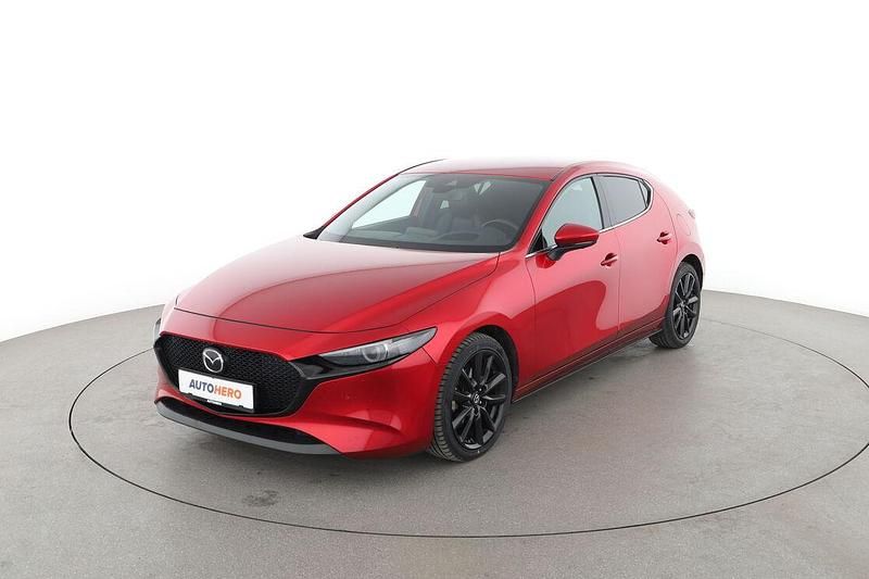Rot Gebraucht 2021 Mazda 3 Selection Limousine | 22.260 € (Etwas zu teuer) - Bild 1/3