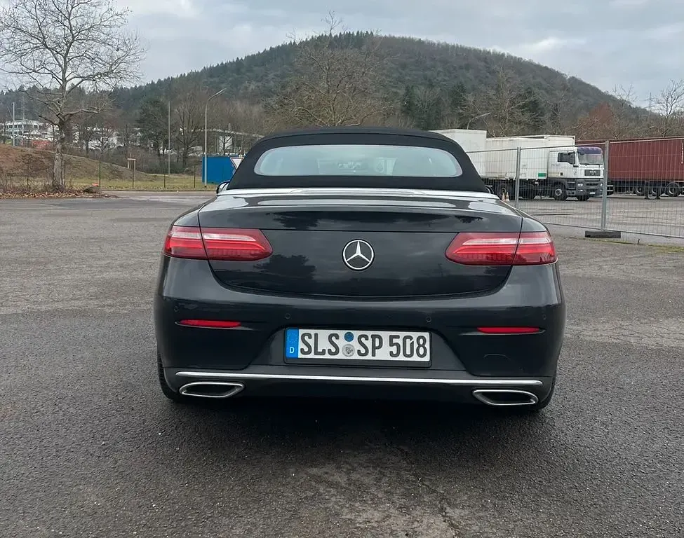 Brugt Mercedes E220 195 HK (143 kW) 2019 Sort Cabriolet