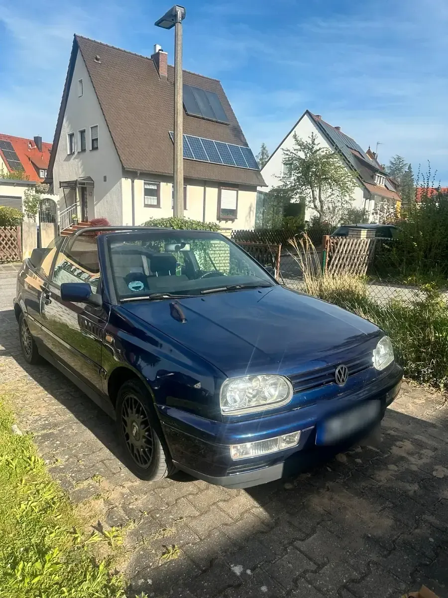 Gebraucht VW Golf Cabriolet 75 PS (55 kW) 1997 Blau Cabrio