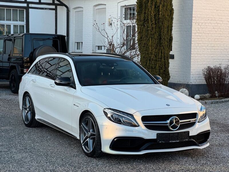 Weiß Gebraucht 2016 Mercedes C63 AMG AMG Kombi | 45.990 € (Fairer Preis) - Bild 1/4