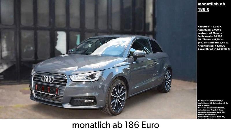 Grau (nanograu metallic) Gebraucht 2018 Audi A1 S-Line Kleinwagen | 16.680 € (Fairer Preis) - Bild 1/4