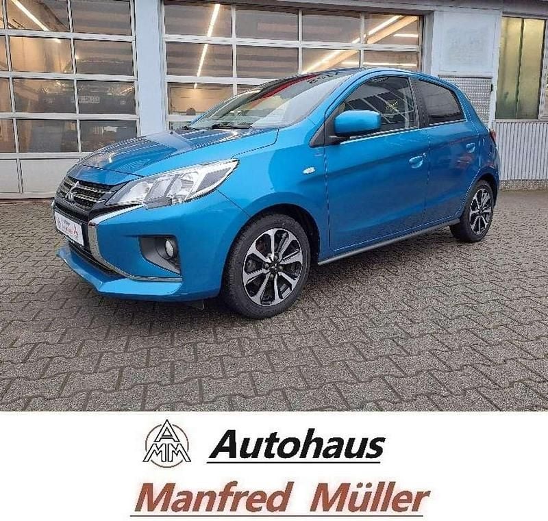 Blau Gebraucht 2022 Mitsubishi Space Star Select+ Kleinwagen | 11.990 € (Fairer Preis) - Bild 1/4