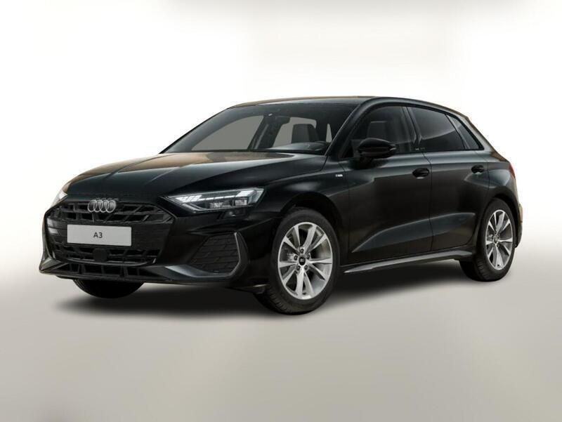 Mythosschwarz metallic Neu 2025 Audi A3 S-Line | 39.915 € (Guter Preis) - Bild 1/4
