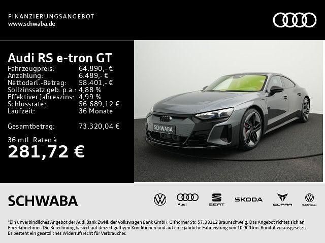 Daytonagrau perleffekt Gebraucht 2022 Audi e-tron GT quattro Sport Limousine | 64.890 € (Fairer Preis) - Bild 1/4