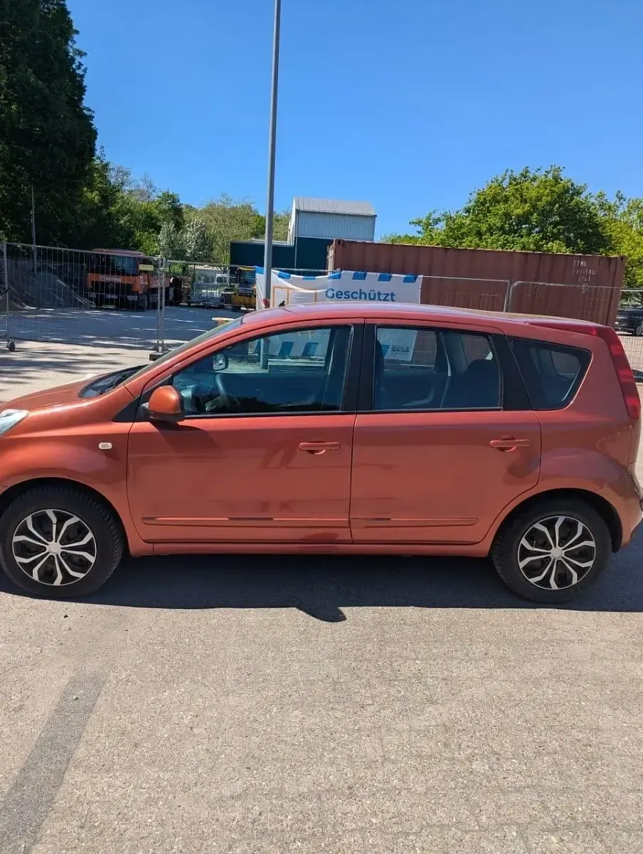 Gebraucht Nissan Note 110 PS (80 kW) 2007 Orange Kleinwagen