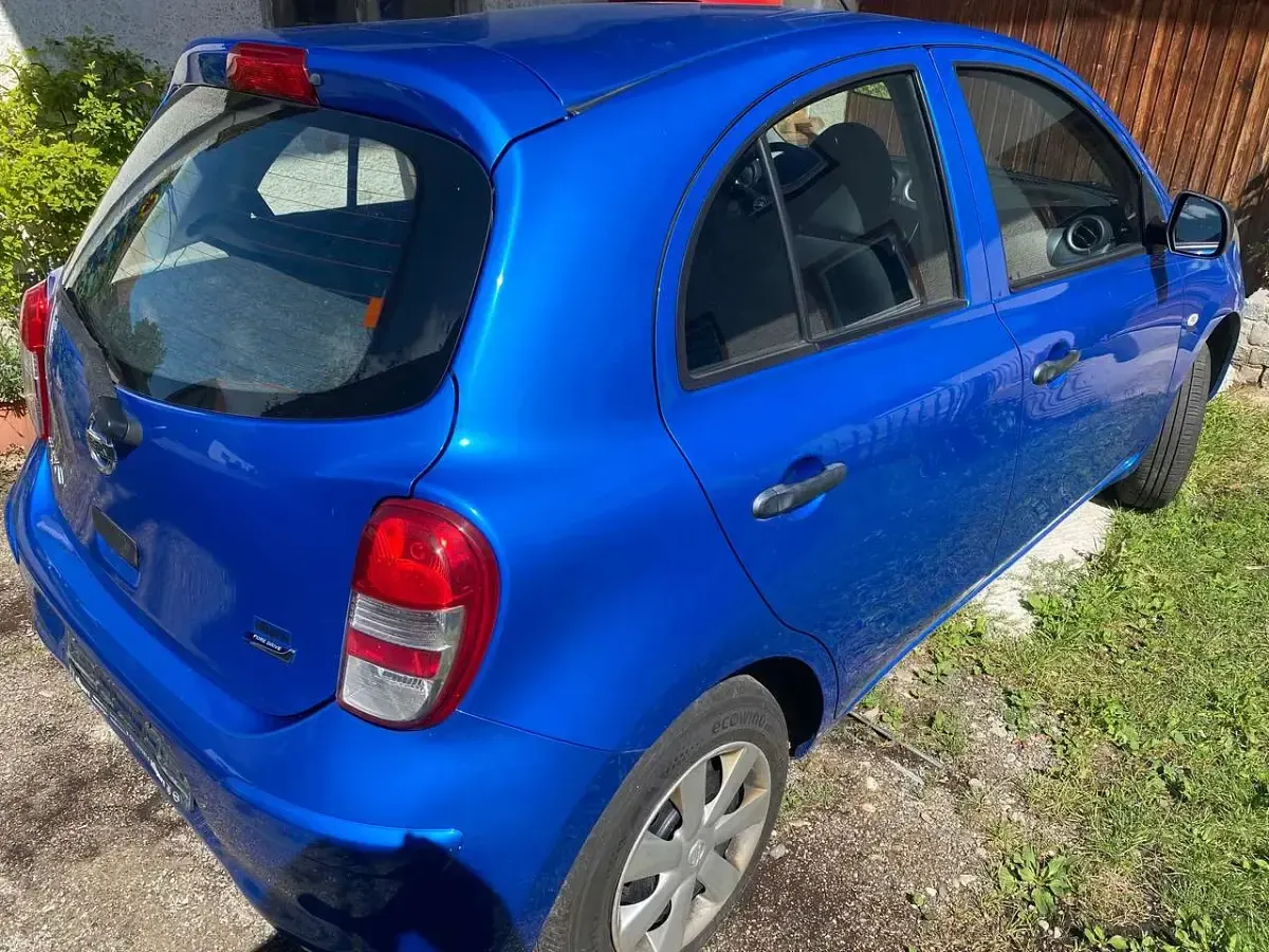 Gebraucht Nissan Micra Visia 80 PS (58 kW) 2012 Blau Kleinwagen
