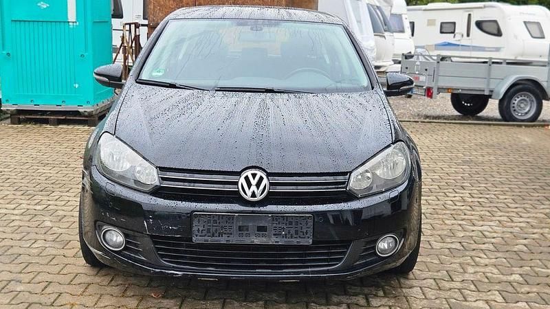 Schwarz Gebraucht 2010 VW Golf VI Comfortline Limousine | 2.699 € (Superpreis) - Bild 1/4