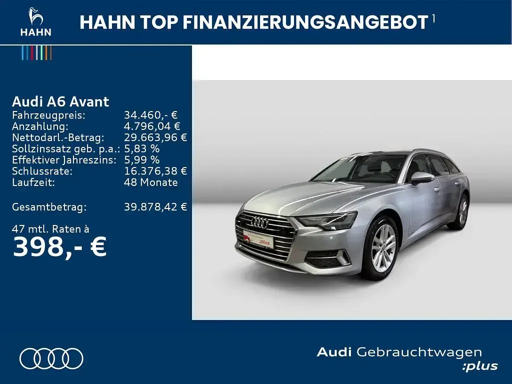 Gebraucht Audi A6 S-Line 245 PS (180 kW) 2022 Florettsilber metallic Kombi