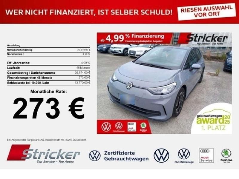 Mondsteingrau Gebraucht 2023 VW ID.3 Pro Kleinwagen | 22.949 € (Superpreis) - Bild 1/3