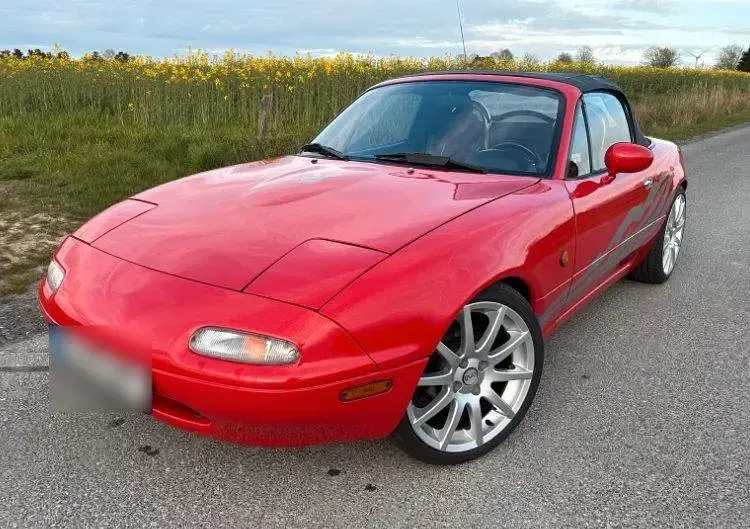 Gebraucht Mazda MX5 106 PS (77 kW) 1990 Rot Cabrio