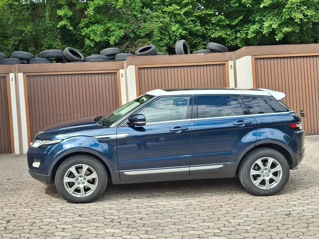 Brugt Land Rover Range Rover evoque Prestige 190 HK (139 kW) 2012 Blå SUV