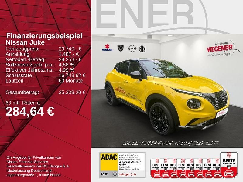 Gebraucht Nissan Juke 360º 143 PS (105 kW) 2025 Iconic yellow/ black SUV