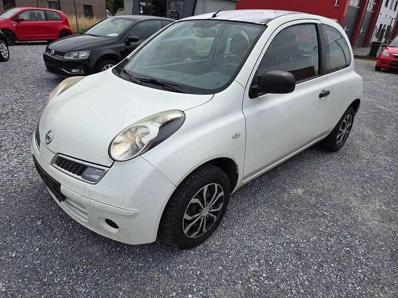 Weiß Gebraucht 2009 Nissan Micra Visia Kleinwagen | 399 € (Superpreis) - Bild 1/4