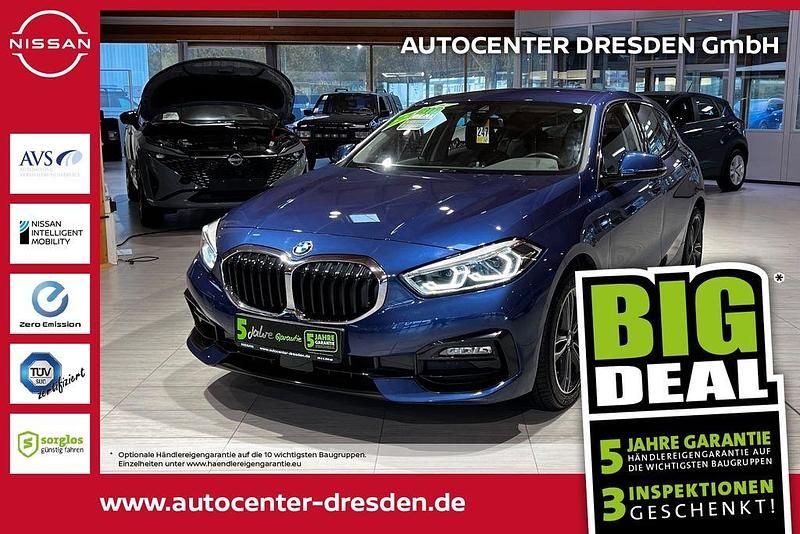 Blau Gebraucht 2022 BMW 116 Sport Line Kleinwagen | 20.790 € (Fairer Preis) - Bild 1/4